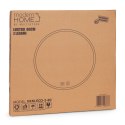Lustro łazienkowe LED okrągłe ścienne 80 cm 3 barwy włącznik dotykowy regulacja jasności ModernHome