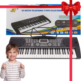 Keyboard organy do nauki gry 61 klawiszy na prezent 128 instrumentów w 1