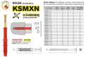KOŁEK SZYBKI MONTAŻ KSMXN 8*160MM