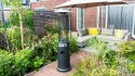 Ogrzewacz parasol gazowy grzejnik 11 kW szklany na ogród patio reduktor wąż pokrowiec MultiGarden