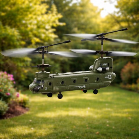 Helikopter Śmigłowiec Zdalnie Sterowany RC Syma S026H-1 Zielony Khaki