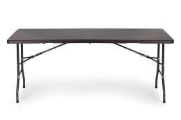 Stół cateringowy bankietowy ogrodowy składany 180 cm ratan ModernHome