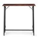 Biurko komputerowe składane 80x45 cm stolik pod laptopa loft ModernHome