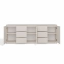 Komoda Duża Zestaw 200x75x40 cm Kaszmir Szafka x3 Szuflada x6 Komplet 3D6S