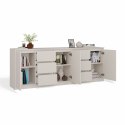 Komoda Duża Zestaw 200x75x40 cm Kaszmir Szafka x3 Szuflada x6 Komplet 3D6S