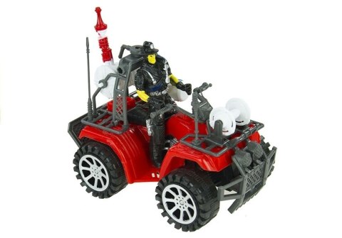Duży Zestaw Straż Pożarna Wóz Strażacki Figurki Quad Kask Dla Dziecka
