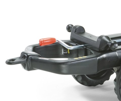 Rolly Toys 122004 Przyczepa Rolly-Mega Trailer jasno zielona, żółte koła, 2-osie