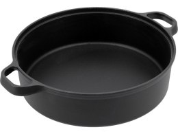 PATELNIA ŻELIWNA GRILLOWA GŁĘBOKA 28CM