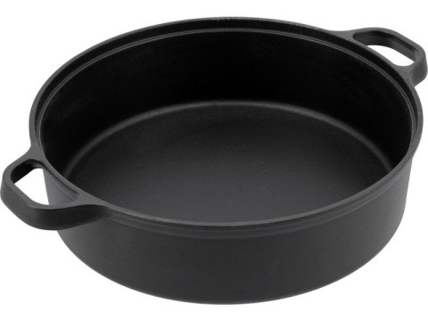 PATELNIA ŻELIWNA GRILLOWA GŁĘBOKA 28CM