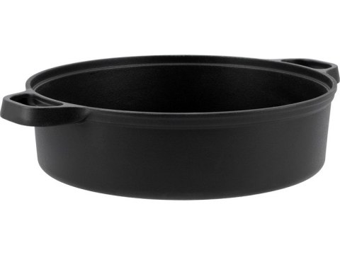 PATELNIA ŻELIWNA GRILLOWA GŁĘBOKA 28CM