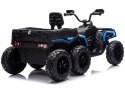 Quad Na Akumulator ATV 6 Kół Z Przyczepką JC606 24V 4x4 Niebieski