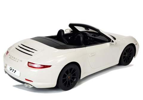 Auto Porsche 911 Carrera S Samochód Zdalnie Sterowane RC Rastar Białe 1:12
