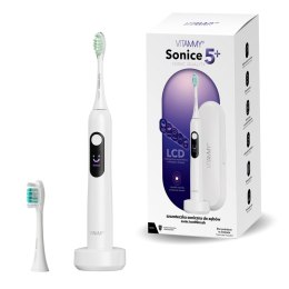 VITAMMY SONICE 5+ WHITE Szczoteczka Soniczna do zębów, 5 trybów, wyświetlacz, timer