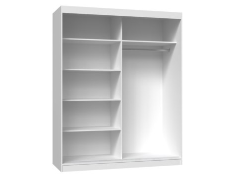 Szafa IGA 160 A/B ANTRACYT ARTISAN 1x Lustro Do Sypialni Przedpokoju