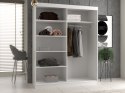 Szafa IGA 160 A/B ANTRACYT ARTISAN 1x Lustro Do Sypialni Przedpokoju