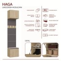 Garderoba Wieszak HAGA 1W DĄB SONOMA