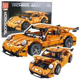 Klocki Konstrukcyjne Samochód GT Racing Pomarańczowy 1:14 1268 el.