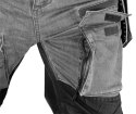 SPODNIE ROBOCZE DENIM WZMOCNIENIA CORDURA, SZARE, ROZ. L