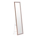Duże lustro stojące 148 cm aluminiowa rama rozstawiane ModernHome