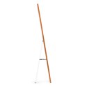 Duże lustro stojące 148 cm aluminiowa rama rozstawiane ModernHome