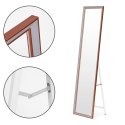 Duże lustro stojące 148 cm aluminiowa rama rozstawiane ModernHome