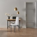 Zestaw krzeseł do jadalni salonu z krzesło ekoskóry 4 sztuki wysokie oparcie białe ModernHome