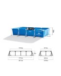 Basen ogrodowy stelażowy 450x220x84 cm 7127 litrów INTEX 28273