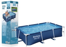 Basen Ogrodowy Stelażowy 259 x 170 x 61cm Bestway 56403