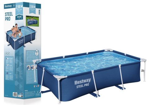 Basen Ogrodowy Stelażowy 259 x 170 x 61cm Bestway 56403