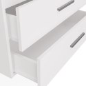 Szafka Pod Umywalkę Łazienkowa Wisząca Biała z Umywalką Szuflady 80cm Lena