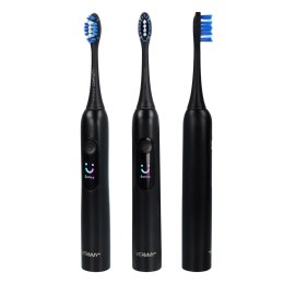 VITAMMY SONICE 5+ BLACK Szczoteczka Soniczna do zębów, 5 trybów, wyświetlacz, timer