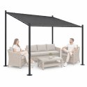 Pergola ogrodowa tarasowa 3x3 m stalowa altana zadaszenie szara MultiGarden