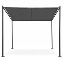 Pergola ogrodowa tarasowa 3x3 m stalowa altana zadaszenie szara MultiGarden