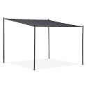 Pergola ogrodowa tarasowa 3x3 m stalowa altana zadaszenie szara MultiGarden