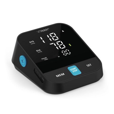 VITAMMY NEXT E5 Ciśnieniomierz elektroniczny naramienny, mówi po polsku, etui, zasilacz
