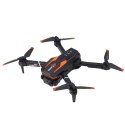 Dron Zdalnie Sterowany LU800 Kamera Światła LED Pomarańczowy