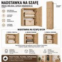 Nadstawka Na Szafę SD-50 DĄB ARTISAN Półka 50 cm Do Garderoby Pokoju