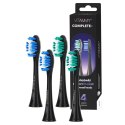 VITAMMY COMPLETE+ Końcówki do szczoteczki sonicznej serii SONICE, uniwersalne, czarne, 4szt