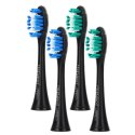 VITAMMY COMPLETE+ Końcówki do szczoteczki sonicznej serii SONICE, uniwersalne, czarne, 4szt