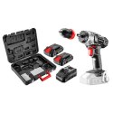 WIERTARKO-WKRĘTARKA 2*18V/2.0AH, ZDEJMOWANY UCHWYT 10MM