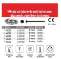 WKRĘTY NA TAŚMIE 3.5*35MM PŁYTA GK-PROFIL DREWNO/FOSFAT/PH2