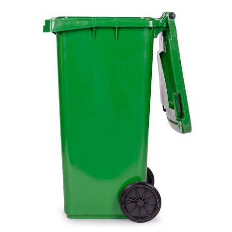 Zestaw 5 koszy na śmieci pojemniki 5x240L niebieski zielony żółty czarny brązowy makulatura szkło plastik odpady zmieszane BIO g