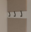 Garderoba HAGA 1W2S Wieszak 2 Szuflady Do Korytarza KASZMIR BEŻ 238x50x35