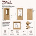 Szafka Łazienkowa Na Pralkę Lub Suszarkę Lapo 2S DĄB ARTISAN 2 Szuflady