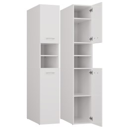 SZAFKA Łazienkowa Słupek POLA 32 BIAŁY 180 cm Głębokość 64 cm 2 Drzwi Półki
