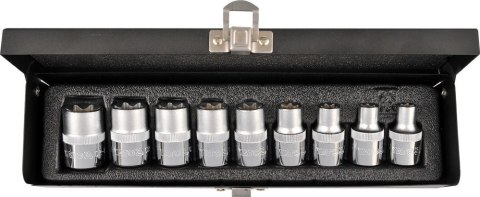 YATO YT-0521 KLUCZE NASADOWE TORX E10-24 ZESTAW 9-SZTUKOWY YATO