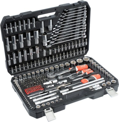 YATO YT-38841 ZESTAW NARZĘDZIOWY XXL 1/4'', 3/8'', 1/2'' KPL 216 SZTUK YATO