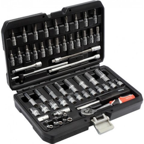 YATO YT-14501 ZESTAW NARZĘDZIOWY 1/4'' 56 CZĘŚCI YATO