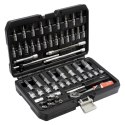 YATO YT-14501 ZESTAW NARZĘDZIOWY 1/4'' 56 CZĘŚCI YATO
