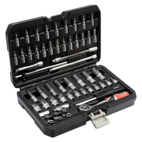 YATO YT-14501 ZESTAW NARZĘDZIOWY 1/4'' 56 CZĘŚCI YATO
